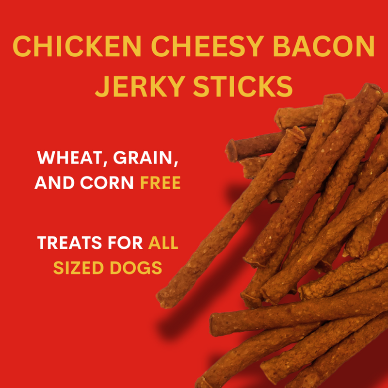 Chicken Cheesy Bacon Soft Jerky Dog Treats - Fundraiser
